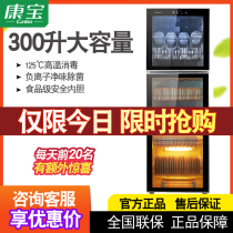 Conpo ZTD350K-2U 300-K2U Home Vertical Large-capacity Sterilization Cabinet High Temperature Commercial Double Door Bowl Cabinet