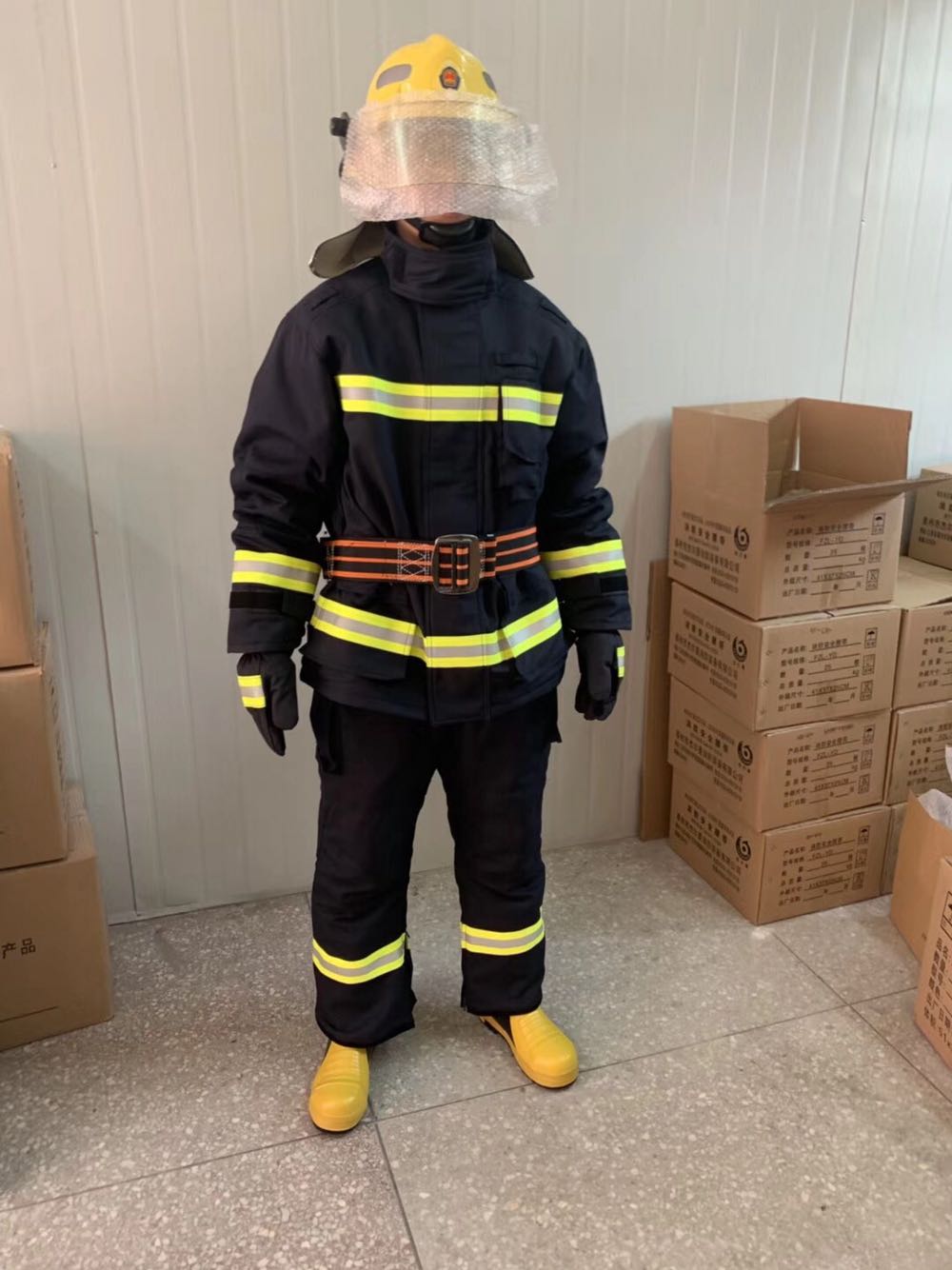 14 fire-fighting suits, five-piece fire-fighting suits, thickened suits, 3C combat suits, 17 fire-fighting protective suits