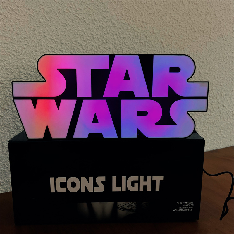 Star Wars Music Rhythm Light Breathing Colorful Night Light Game Atmosphere Light Decorative Light Led Desk Lamp
