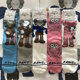 Original ins trend graffiti street personality men's and women's sports socks Sesame Street doll pure cotton casual mid-calf socks