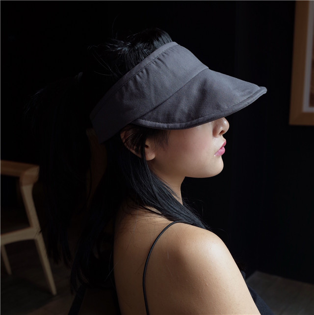 Korean Sunscreen Foldable Empty Top Big Brim Hat display picture 13