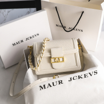 Hong Kong MaurJckevs leather womens bag 2021 new fashion high-class sense of foreign style shoulder messenger chain bag