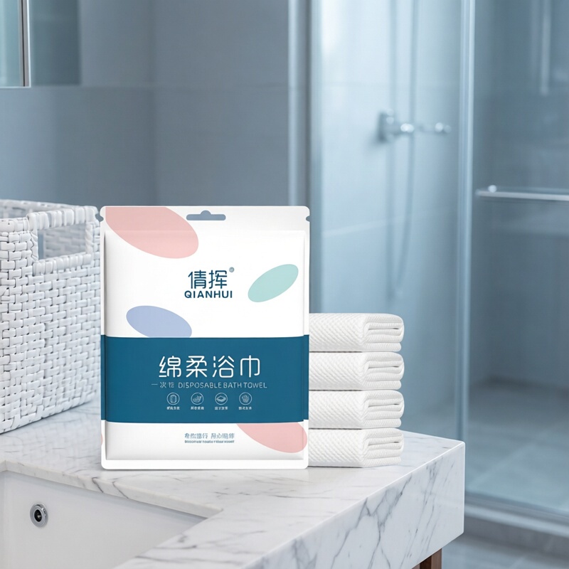 Portable Disposable Compressed Bath Towel, Thickened Face Towel, Foldable Towel for Business Trips, Outdoor Travel, Hotel Bathing