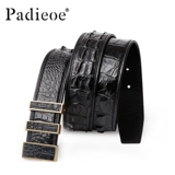 Высококлассный мужской летний ремень, штаны, крокодил, из натуральной кожи, коллекция 2021