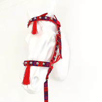 Horse faucet saddle harness horse equipment lead horse faucet nylon material size can be adjusted at will