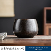 Черная золотая глазурь Керамическая сточная вода Трампута