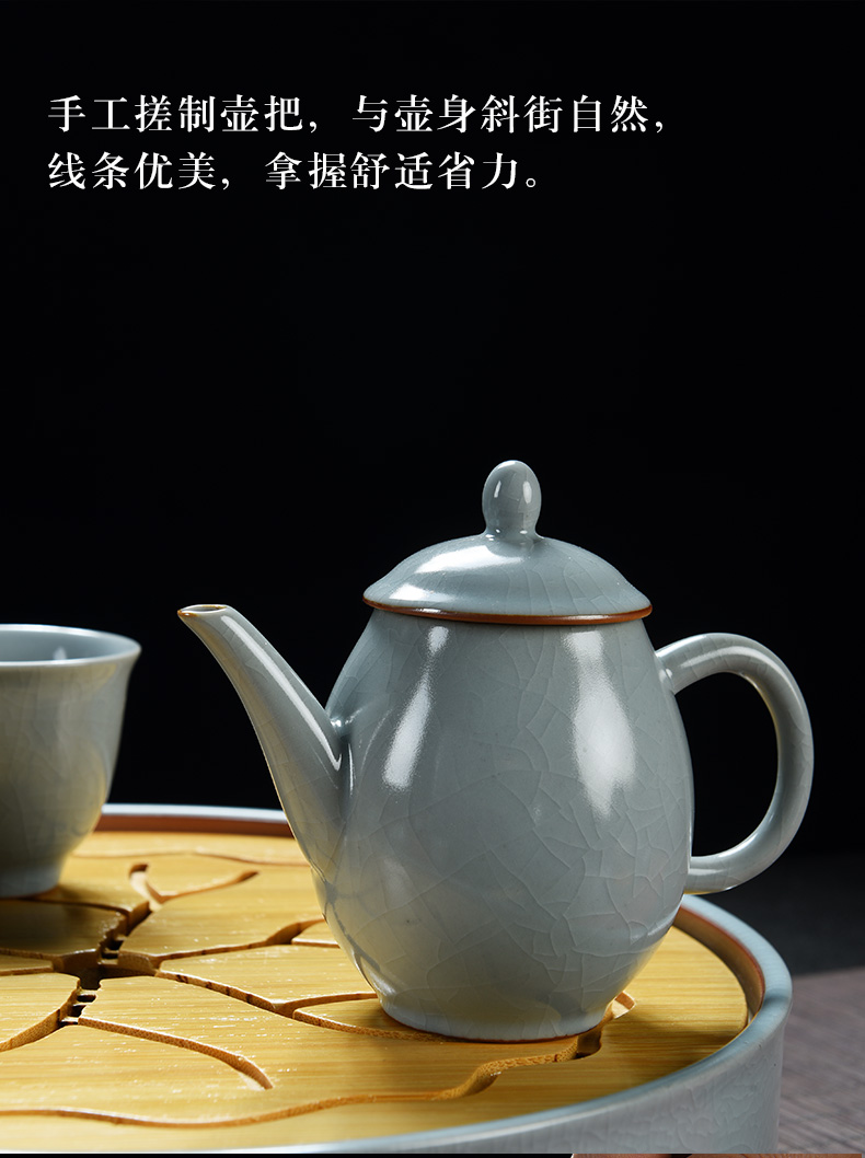 Howe auspicious your up teapot tea xi shi single pot of slicing can raise your porcelain ceramic kung fu tea tea ware