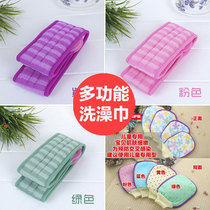 Bath Gloves Powerful bath Divine Instrumental Adult Rubbing back Double sided bath Bath Towel Female South Korea Rub bath towels