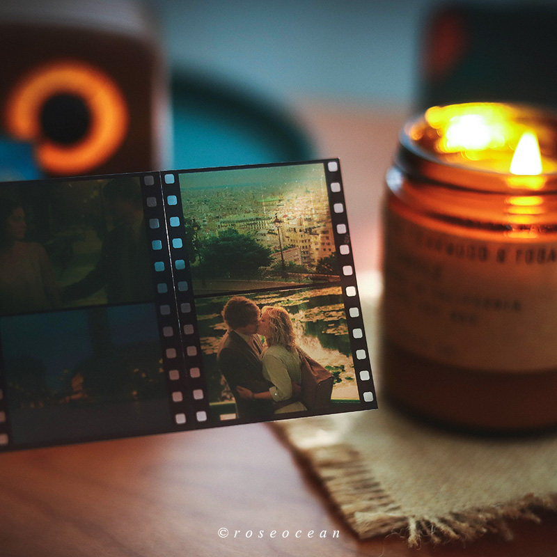 Rose Ocean Film Film PET Sticker Philharmonic City Pride and Prejudice Handbook Diy Decorative Material