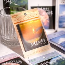 RoseWei Oceans meritocratic scenery convenience post Healing Words N Sub post message Memo To Sign Paper Hand Tent Material