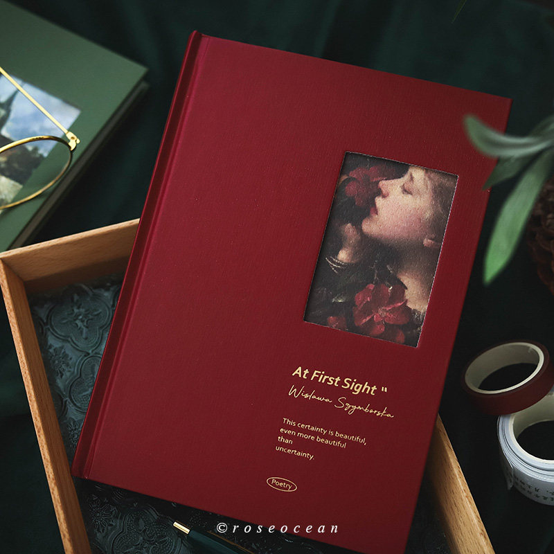 Rosewood Marine retro Reading Handbooks notebook One See the love of the bell I Love You Read the handbooks This table white presents