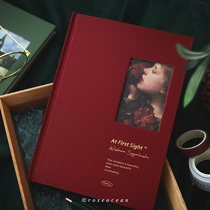 Rose ocean retro reading hand account Notebook love at first sight I love you reading hand account book confession gift