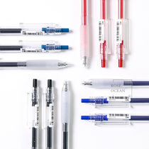 Push the classic KACO transparent version of the water Pen Press the neutral pen test carbon pen office sign pen 0 5mm