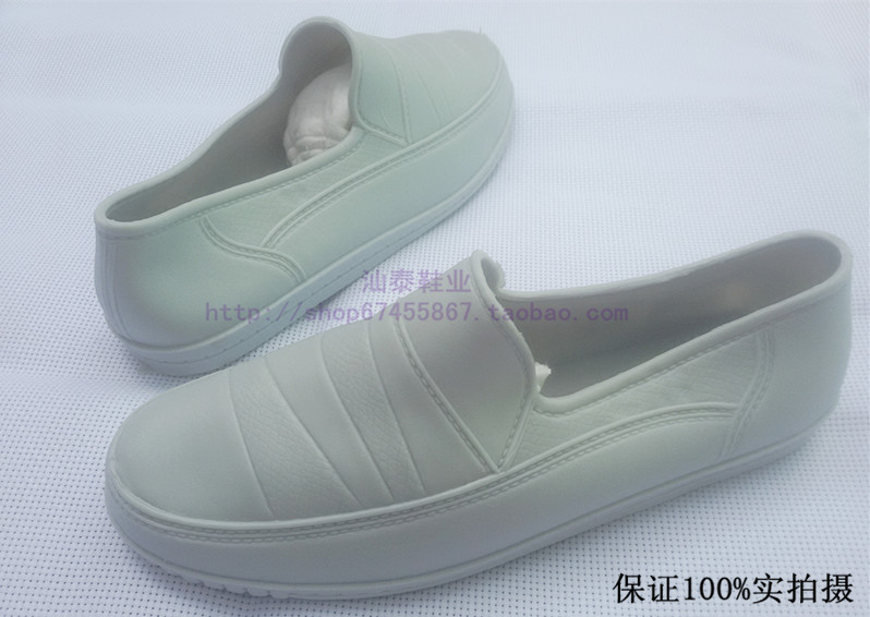 Màu xám tinh khiết nam xuân và mùa thu sức khỏe thấp giúp ống chống trượt nhựa mềm đáy chống thấm nước xây dựng giày công sở giày thể dục