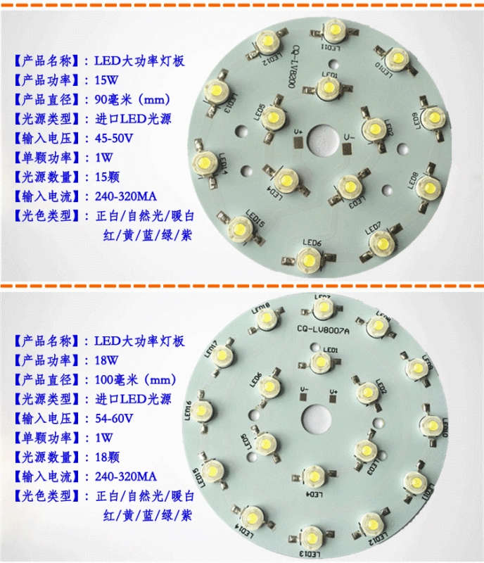 led bảng điều chỉnh ánh sáng spotlight đèn downlight tròn nguồn ánh sáng 3w5 watt 7w12 watt 18w24w ánh sáng trần bull's eye công suất cao bấc