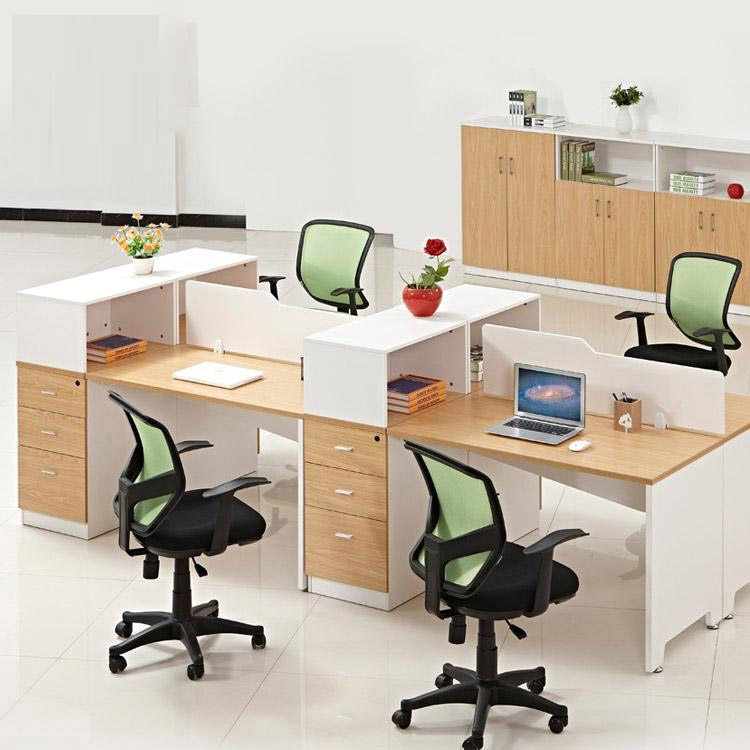 Hefei set up staff position staff desk office Creative computer desk work desk 2 people with modern briefing-Taobao