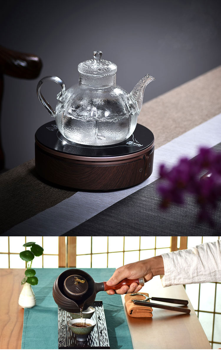 品 居 炉 茶炉 Máy pha trà mini câm hộ gia đình không có trà bức xạ - Bếp điện bếp điện đôi
