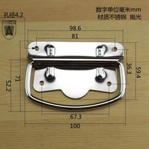 100MM stainless steel 201 thick folding movable handle heavy handle handle handle handle pull ring bag handle Anwang