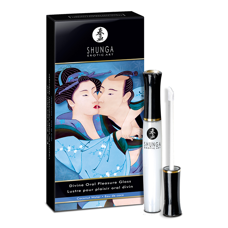 Spring painting shunga fun bliss Ice fire color Men and women with mouth love couples foreplay flirting pleasure enhancement liquid