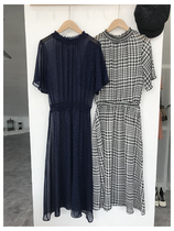 Day single good quality chiffon vintage dress long dress G2-2