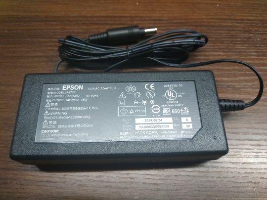 EPSON Epson 24V2A A472E Photo Film Scanner Power Supply