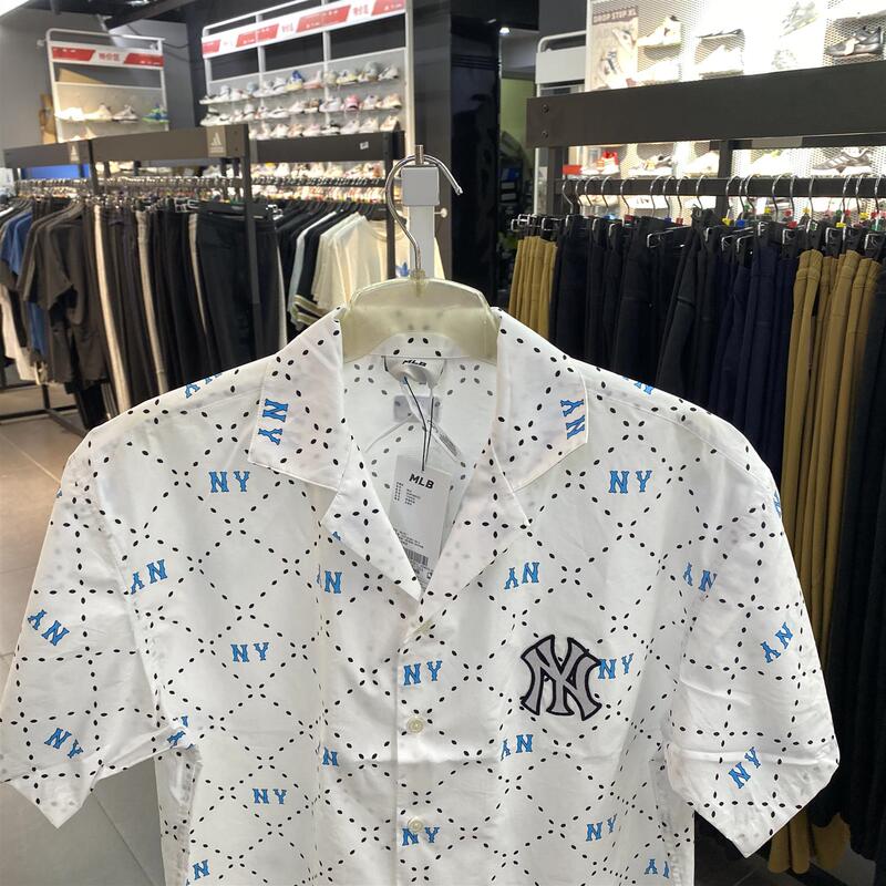 Star Yankees Vintage Style Casual Pure Cotton Couple's Short-Sleeve Shirt for Men and Women 3Awsm0533 New York New Model Star Yankees Vintage Style Casual Pure Cotton Couple's Short-Sleeve Shirt for Men and Women 3Awsm0533 New York New Model