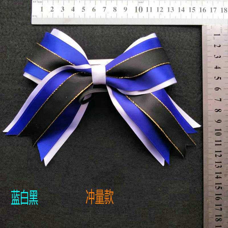 Red, White, Blue, Yellow, Green, Purple orange, Cheerleading Dance Bow Headdress Hair Accessories HairPins Punch