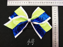 Cheerleading aerobics dance competition fluorescent green Student bow floral headdress headwear hair accessories full mail