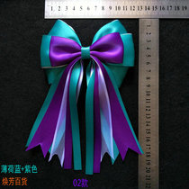 Cheerleading school uniform class uniform accessories school Flower class flower school games competition bow headwear hair accessories floral headdress hairclip