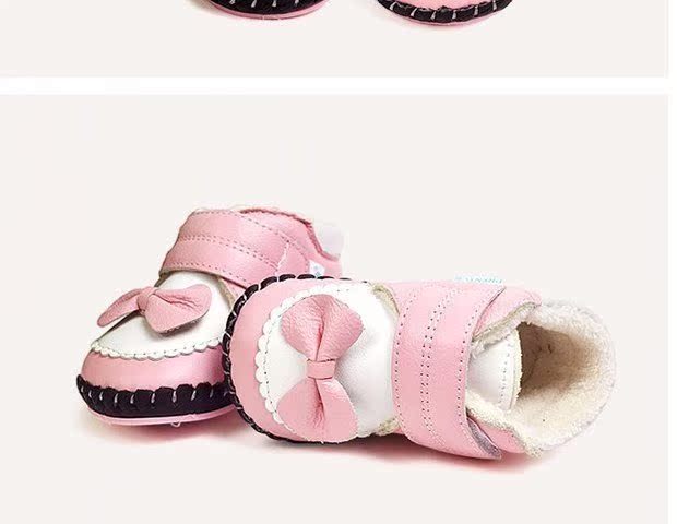 2014冬季新款女宝宝棉鞋学步鞋冬季婴儿鞋新