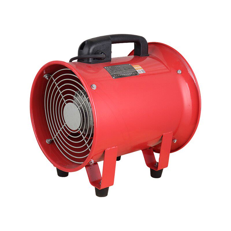 CTF handheld axial flow fan 220V marine construction dust removal and exhaust fan portable high - speed high power
