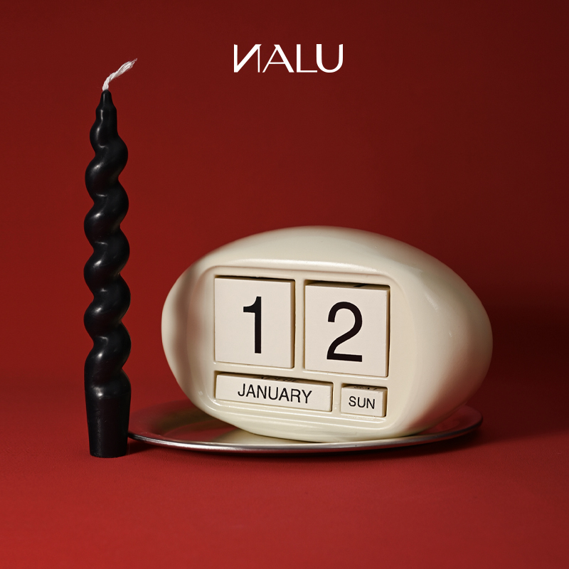 Nalu Designer Creative Desk Calendar Space Age Vintage Style Decoration Perpetual Calendar Calendar Ornament Nalu Designer Creative Desk Calendar Space Age Vintage Style Decoration Perpetual Calendar Calendar Ornament