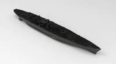 Harpoon model Soviet class 1 2000 3d printing white mold blue route