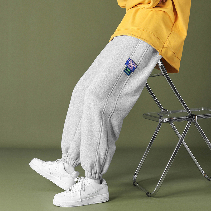 Sweatpants men's spring and autumn loose leggings casual trousers tide brand ins large size 2022 new trend sports pants