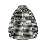 Мужское демисезонное шерстяное пальто, куртка для влюбленных, в американском стиле, оверсайз, в стиле Шанель