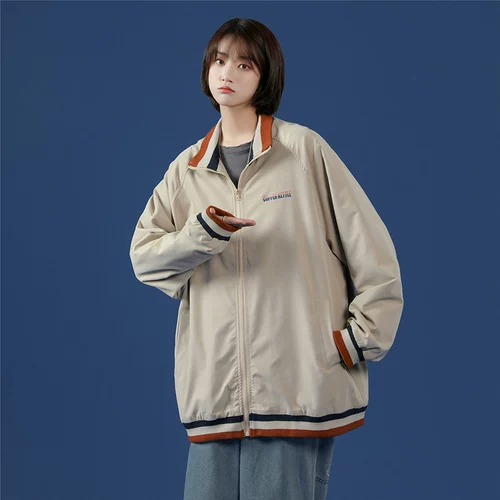 Мужская демисезонная куртка, бейсбольная форма для влюбленных, в американском стиле, размер, свободный крой, 2025 года