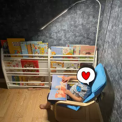 Children's bookshelf can be hung on the ground and wall picture book shelf baby bookshelf kindergarten small red book with ins bookshelf
