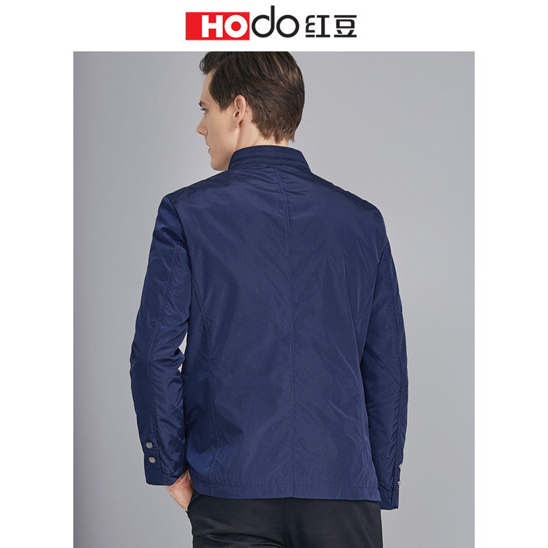 红豆男装 Hodo 19年春季新款 提花修身立领 男式夹克外套 天猫优惠券折后￥199包邮（￥349-150）