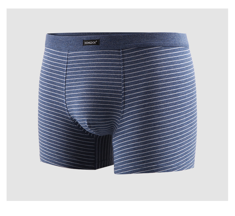 Red bean nam 2018 nam thoải mái thoáng khí đồ lót cotton ammonia boxer ba quần short đầu K017 sịp nam cao cấp