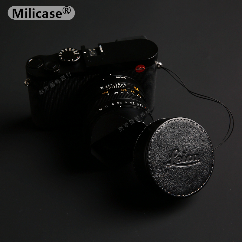 Milicase applies Leica Leica Q3 Q2 Q-P Q QP genuine leather lens cover lens cover leather cover