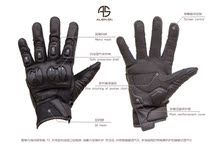 AS new gloves winter warm lace cuffs alien snail T2 summer finger mesh gloves