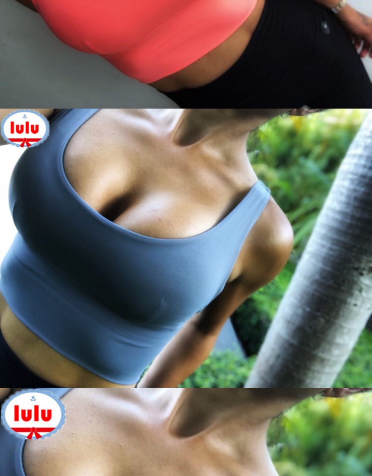 Hoa Kỳ ABS Mùa hè crop Top áo ngực huỳnh quang Đồ lót thể thao phụ nữ với miếng đệm ngực - Đồ lót thể thao áo tập thể dục