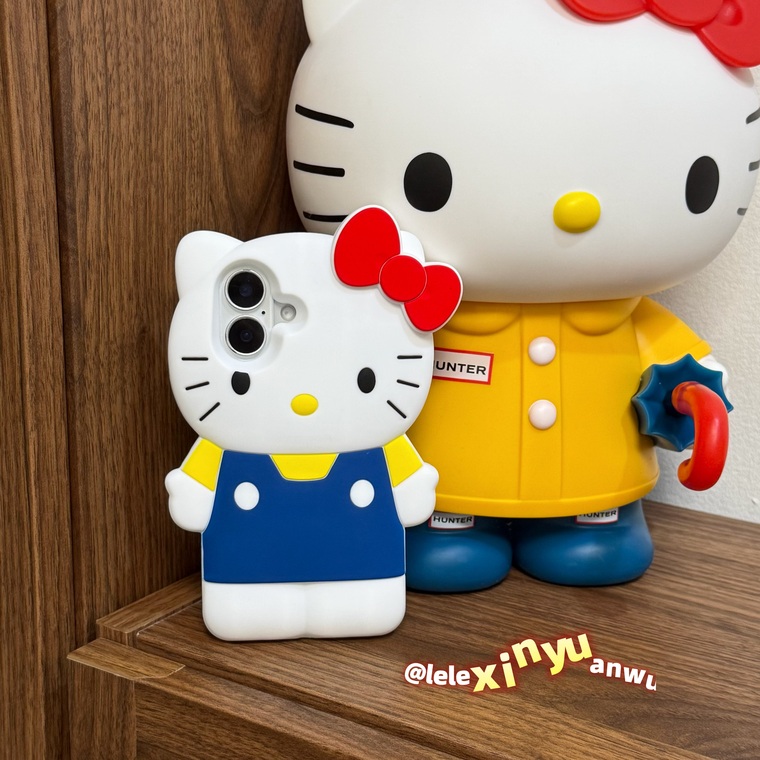 Hello Kitty Cartoon Silicone Phone Case for iPhone 17, 16, 15, 14 and 13 - view 17