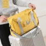 P.travel có thể là túi xe đẩy du lịch túi xách tay duffel túi gấp di động nam và nữ túi lưu trữ đa chức năng vali nhôm