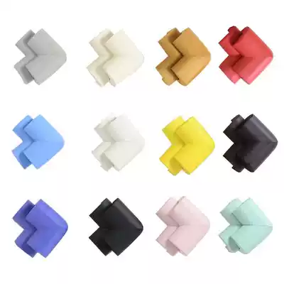 Infant corner bed foot safety Baby anti-collision angle anti-bump edging right angle silicone anti-collision strip corner soft bag