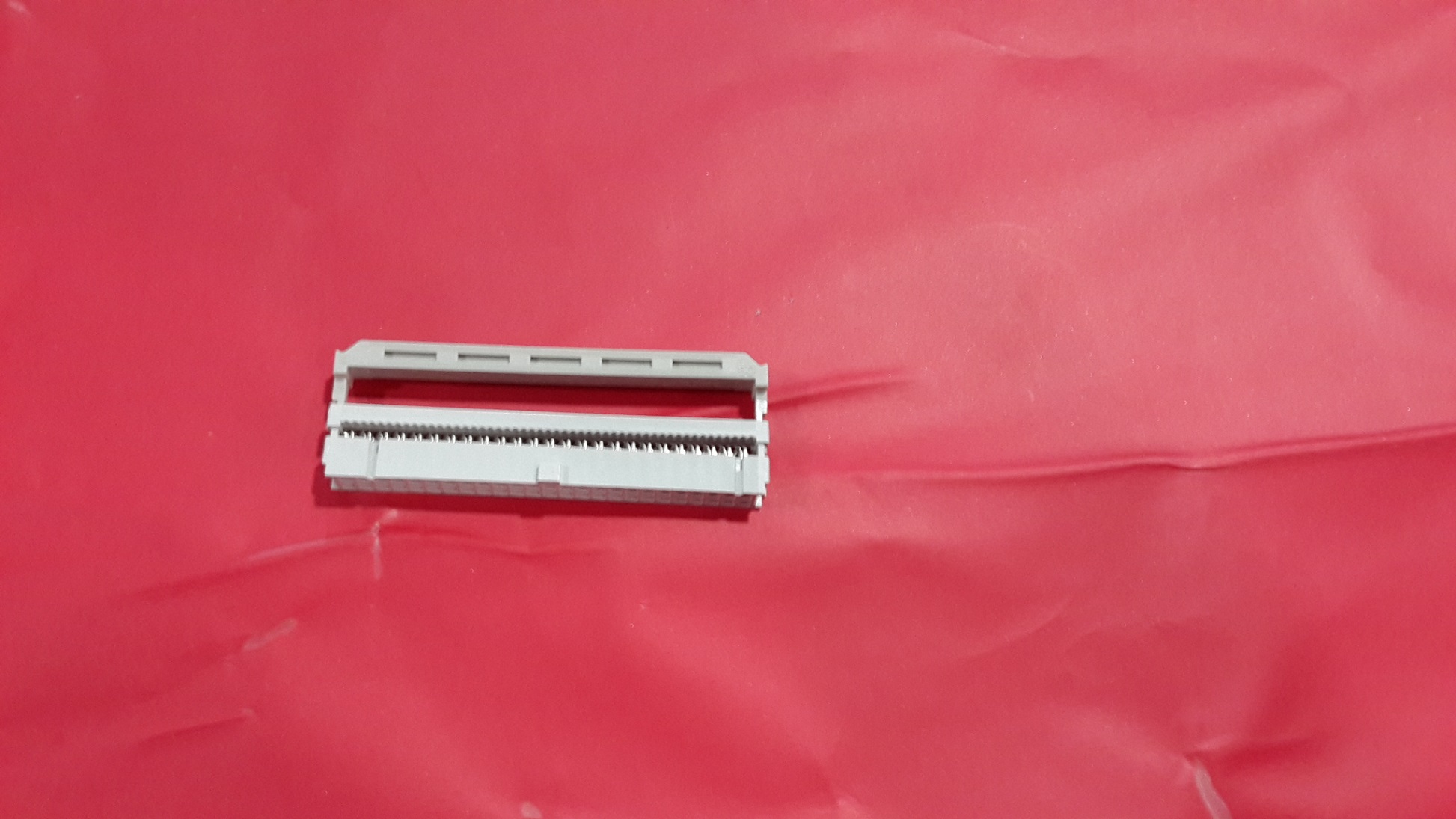 2 54 pitch 64PFC flat cable head cable clamping head flat cable connector horn plug 64PIDC