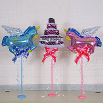 Air-ball table floating shelf babys birthday Baise birthday banquee wedding banquet table 100 days wedding decoration arranged props