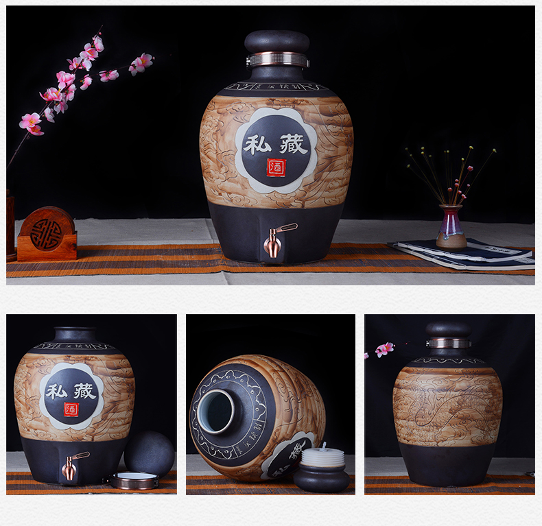 Mercifully wine jars with leading jingdezhen ceramic jar 203050 jins waxberry wine bottle seal it jugs