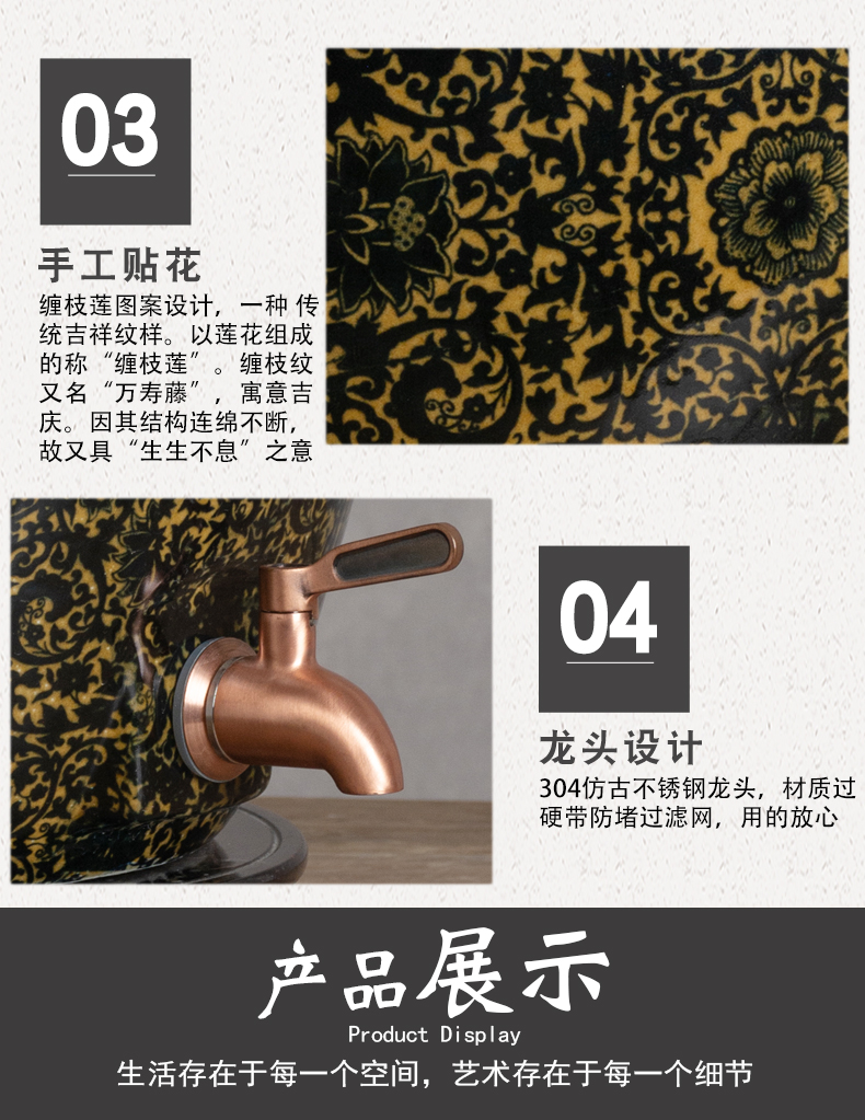 Archaize ceramic wine jars with leading domestic 10 jins 20 jins 30 jins 50 aged liquor cylinder seal on the bottle
