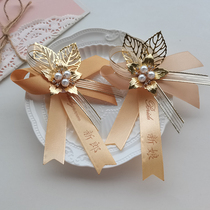  Corsage wedding full set of bride and groom flowers Wedding small fresh best man bridesmaid parents Chinese-style European-style conference corsage